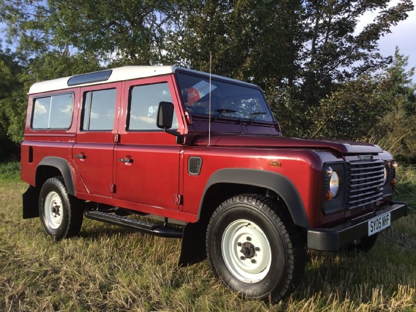 View LAND ROVER DEFENDER 2.5ltr TD5 110 4x4 9 SEATER COUNTY STATION WAGON