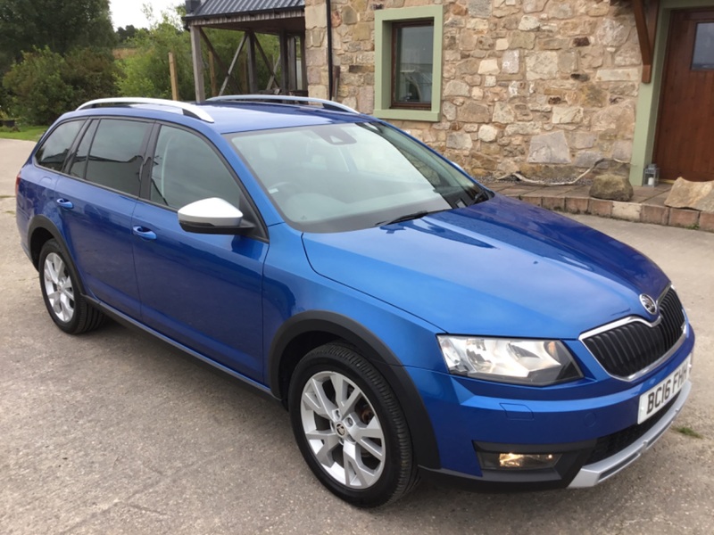 View SKODA OCTAVIA 2.0ltr TDi CR SCOUT 4x4 ESTATE 150ps