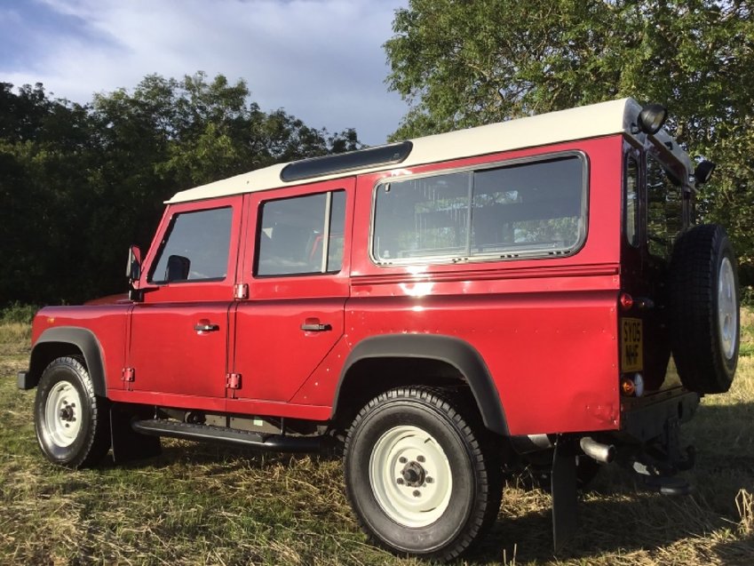 View LAND ROVER DEFENDER 2.5ltr TD5 110 4x4 9 SEATER COUNTY STATION WAGON