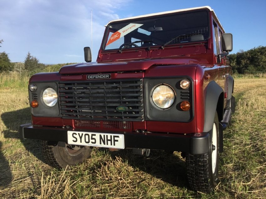 View LAND ROVER DEFENDER 2.5ltr TD5 110 4x4 9 SEATER COUNTY STATION WAGON