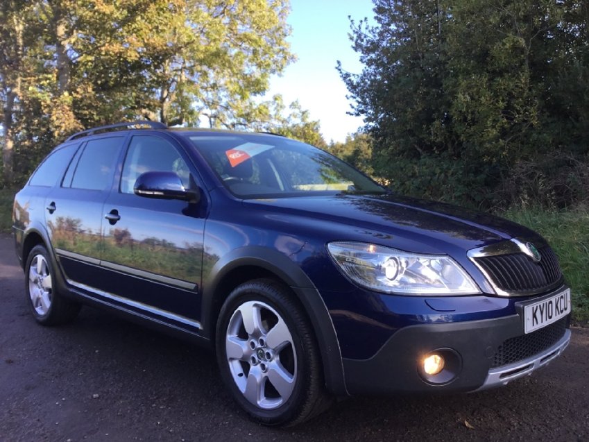 View SKODA OCTAVIA 2.0ltr TDi SCOUT 4x4 ESTATE 140ps