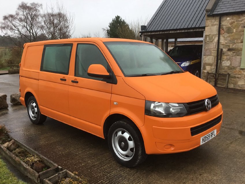 View VOLKSWAGEN TRANSPORTER T5 1.9TDI SWB KOMBI WINDOW VAN 5 SEATER LHD LEFT HAND DRIVE