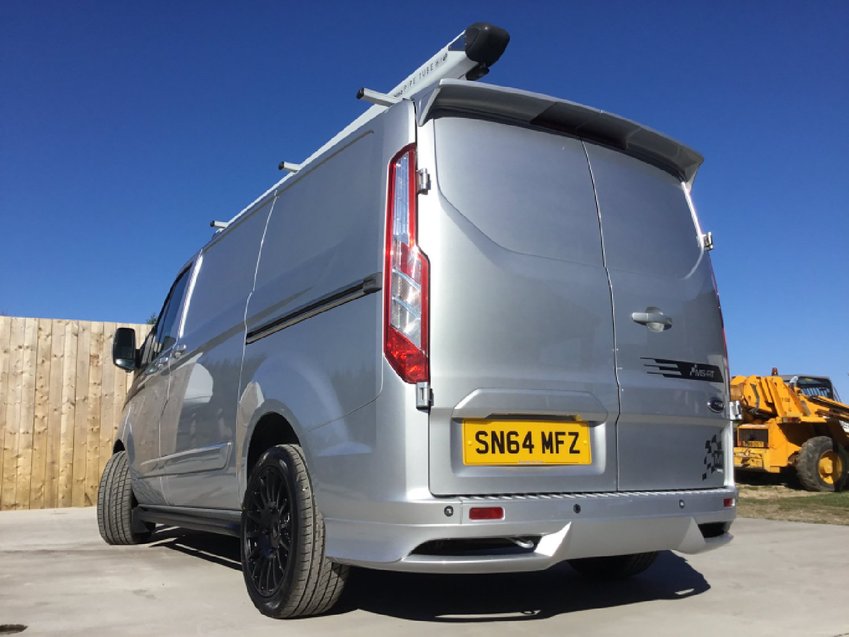 View FORD TRANSIT CUSTOM 2.2ltr TDCi M-SPORT LIMITED MSRT 270 SWB PANEL VAN 125ps