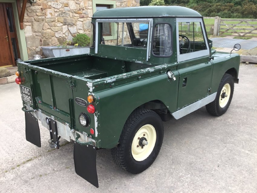 View LAND ROVER SERIES II a 88’ TRUCK CAB GALVANISED CHASSIS