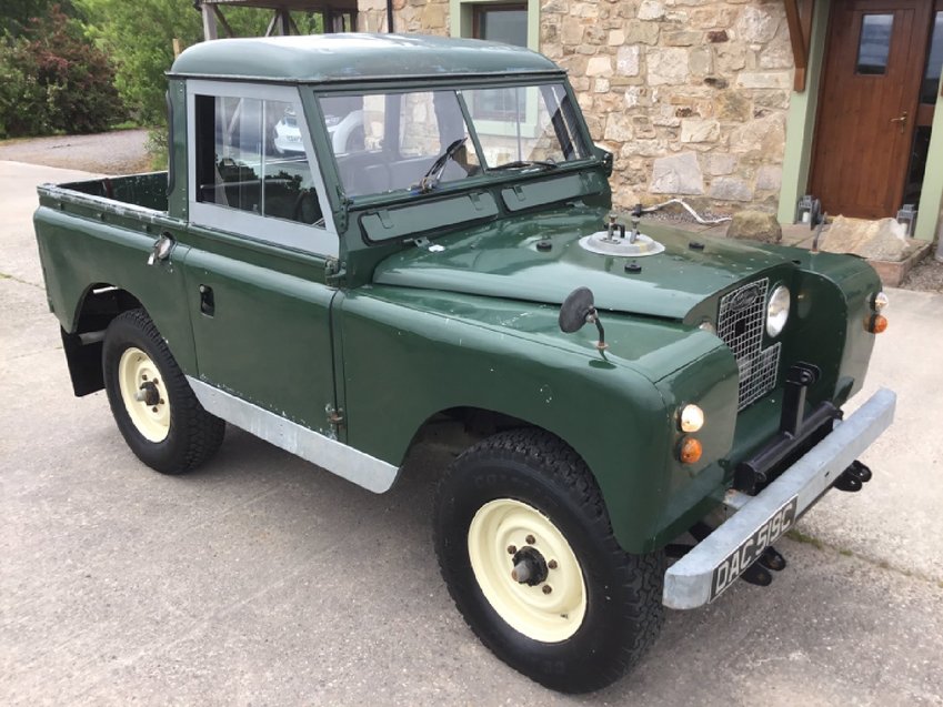 View LAND ROVER SERIES II a 88’ TRUCK CAB GALVANISED CHASSIS