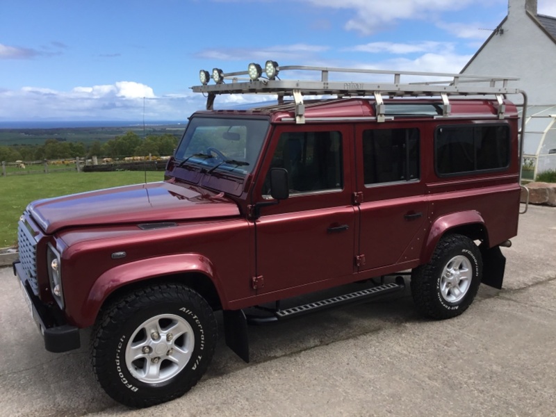 View LAND ROVER DEFENDER 2.5ltr TD5 110 4x4 XS STATION WAGON 9 SEATS
