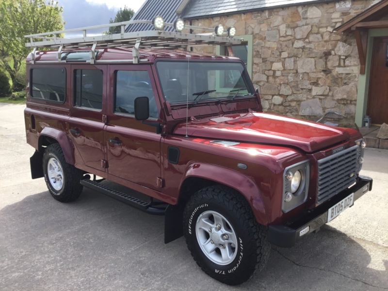 View LAND ROVER DEFENDER 2.5ltr TD5 110 4x4 XS STATION WAGON 9 SEATS