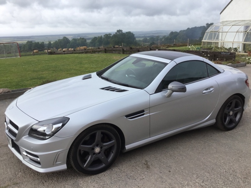 View MERCEDES-BENZ SLK 250 CDI 7G AUTO AMG SPORT BLUE EFFICIENCY CONVERTIBLE 204ps