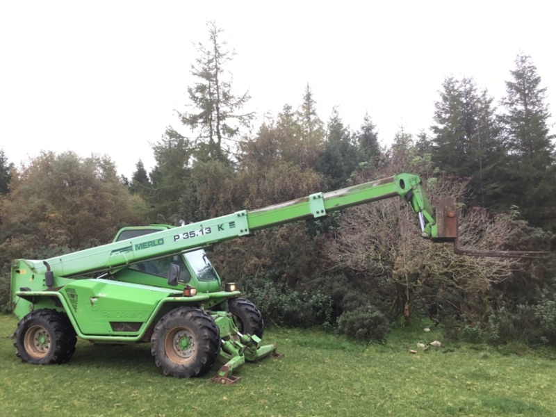 View 1925 CROSSLEY MERLO P35 13K TELESCOPIC HANDLER LOADER