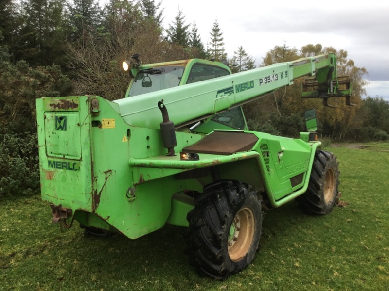 View 1925 CROSSLEY MERLO P35 13K TELESCOPIC HANDLER LOADER