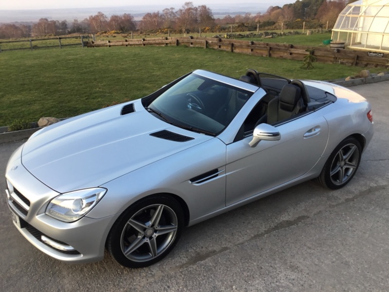 View MERCEDES-BENZ SLK 250 2.1 CDI 7G AUTO AMG SPORT BLUE EFFICIENCY CONVERTIBLE 204ps