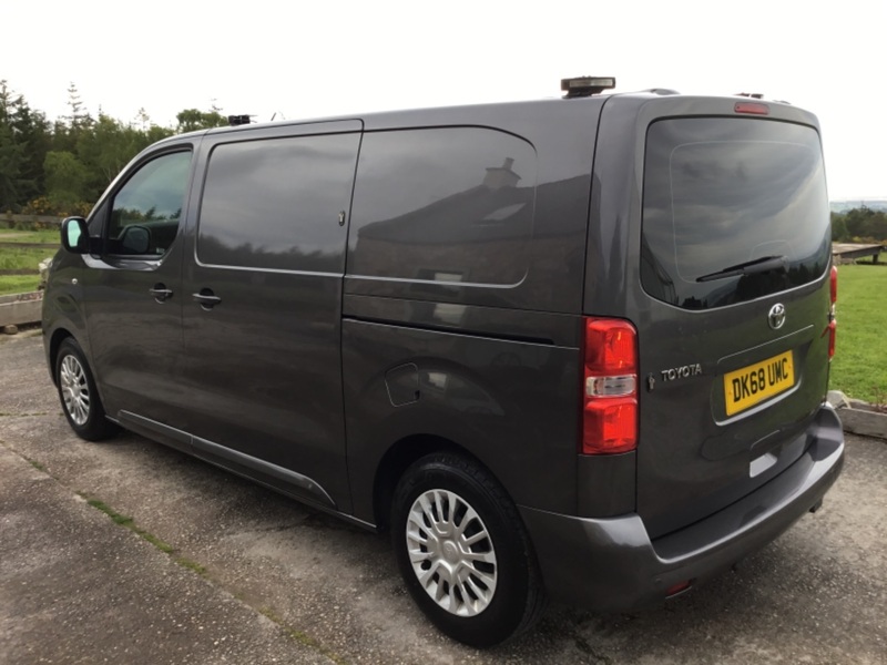 View TOYOTA PROACE 1.6ltr EURO 6 COMFORT LWB PANEL VAN TWIN SLD TAILGATE 115ps