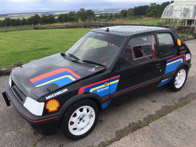 View PEUGEOT 205 1.9ltr GTi Mi16 CONVERTED FAST ROAD RACE CAR 215ps