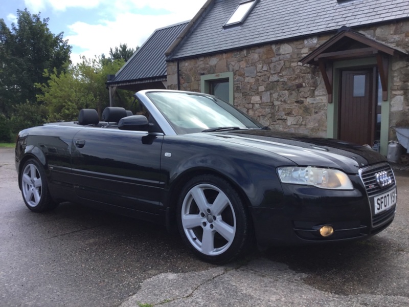 View AUDI A4 2.0ltr TDI S LINE CONVERTIBLE 140ps